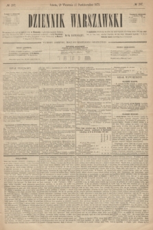 Dziennik Warszawski. R.10, № 207 (11 października 1873)