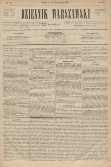 Dziennik Warszawski. R.10, № 212 (18 października 1873)