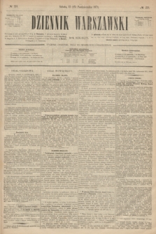 Dziennik Warszawski. R.10, № 218 (25 października 1873)