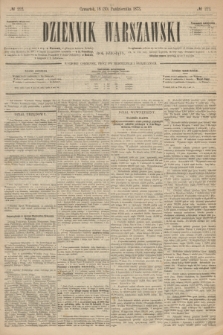 Dziennik Warszawski. R.10, № 222 (30 października 1873)