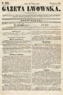 Gazeta Lwowska. 1853, nr 293