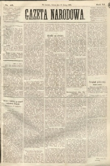 Gazeta Narodowa. 1872, nr 46