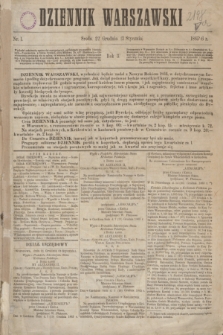 Dziennik Warszawski. R.3, nr 1 (3 stycznia 1866)