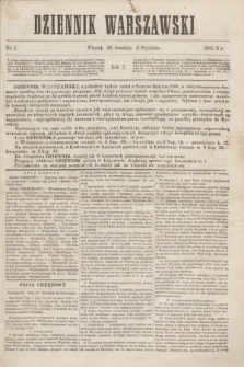 Dziennik Warszawski. R.3, nr 5 (9 stycznia 1866)