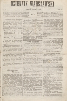 Dziennik Warszawski. R.3, nr 12 (18 stycznia 1866)