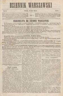 Dziennik Warszawski. R.3, nr 71 (31 marca 1866)