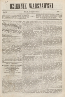 Dziennik Warszawski. R.3, nr 83 (17 kwietnia 1866)
