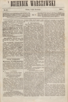 Dziennik Warszawski. R.3, nr 87 (21 kwietnia 1866)