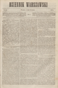 Dziennik Warszawski. R.3, nr 89 (24 kwietnia 1866)