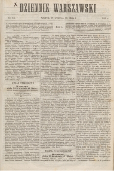 Dziennik Warszawski. R.3, nr 101 (8 maja 1866)