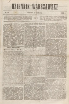 Dziennik Warszawski. R.3, nr 112 (24 maja 1866)