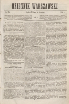 Dziennik Warszawski. R.3, nr 174 (8 sierpnia 1866)