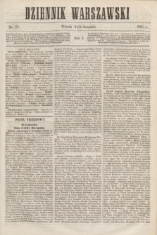 Dziennik Warszawski. R.3, nr 178 (14 sierpnia 1866)