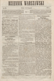 Dziennik Warszawski. R.3, nr 179 (15 sierpnia 1866)