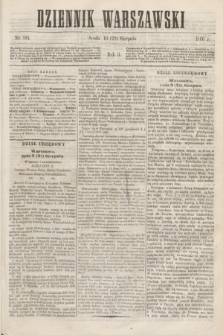 Dziennik Warszawski. R.3, № 184 (22 sierpnia 1866)