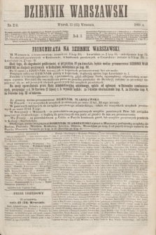Dziennik Warszawski. R.3, № 210 (25 września 1866)