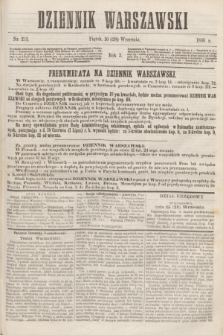 Dziennik Warszawski. R.3, № 213 (28 września 1866)