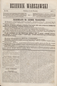 Dziennik Warszawski. R.3, № 215 (30 września 1866)