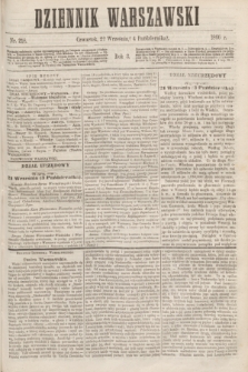 Dziennik Warszawski. R.3, № 218 (4 października 1866)