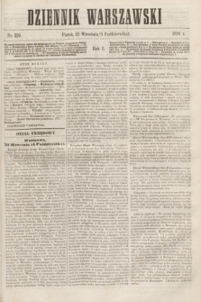 Dziennik Warszawski. R.3, № 219 (5 października 1866)