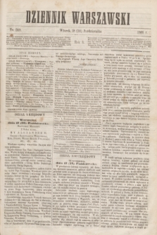 Dziennik Warszawski. R.3, nr 240 (30 października 1866)