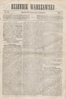 Dziennik Warszawski. R.3, nr 242 (1 listopada 1866)