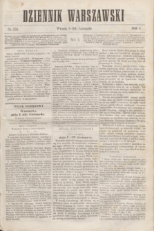 Dziennik Warszawski. R.3, № 256 (20 listopada 1866)