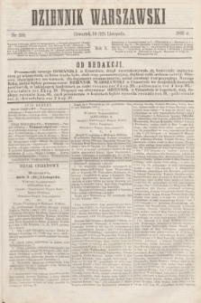 Dziennik Warszawski. R.3, № 258 (22 listopada 1866)