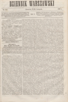Dziennik Warszawski. R.3, № 263 (29 listopada 1866)