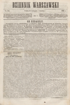 Dziennik Warszawski. R.3, № 265 (1 grudnia 1866)