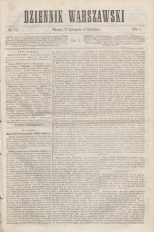 Dziennik Warszawski. R.3, № 272 (11 grudnia 1866)