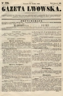 Gazeta Lwowska. 1853, nr 296