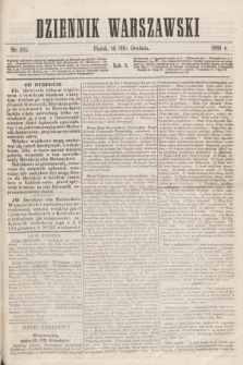 Dziennik Warszawski. R.3, № 285 (28 grudnia 1866)