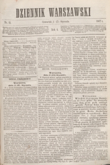 Dziennik Warszawski. R.4, nr 13 (17 stycznia 1867)
