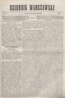 Dziennik Warszawski. R.4, nr 19 (24 stycznia 1867)