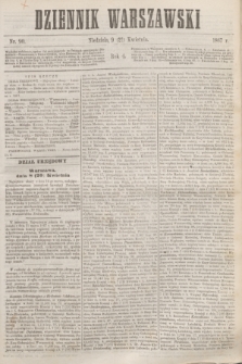 Dziennik Warszawski. R.4, nr 90 (21 kwietnia 1867)