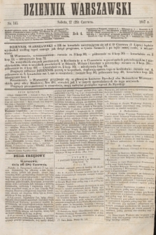Dziennik Warszawski. R.4, nr 141 (29 czerwca 1867)