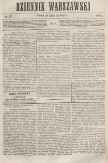Dziennik Warszawski. R.4, nr 171 (6 sierpnia 1867)