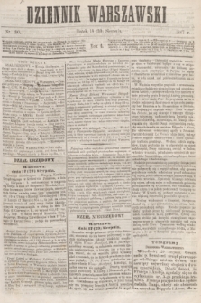 Dziennik Warszawski. R.4, nr 190 (30 sierpnia 1867)