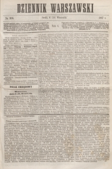 Dziennik Warszawski. R.4, nr 204 (18 września 1867)
