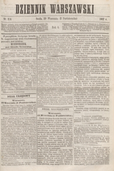 Dziennik Warszawski. R.4, nr 216 (2 października 1867)