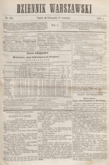 Dziennik Warszawski. R.4, nr 270 (6 grudnia 1867)