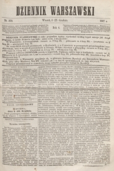 Dziennik Warszawski. R.4, nr 279 (17 grudnia 1867)