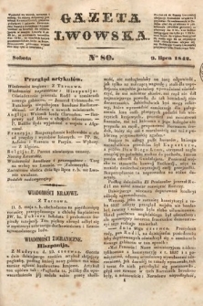 Gazeta Lwowska. 1842, nr 80