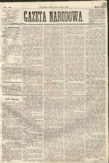 Gazeta Narodowa. 1872, nr 77