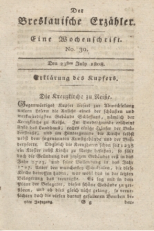 Der Breslauische Erzähler : eine Wochenschrift. Jg.9, No. 30 (23 July 1808) + dod. + wkładka