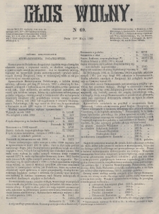 Głos Wolny. 1865, nr 69