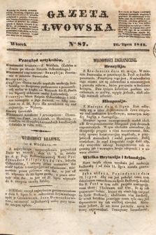Gazeta Lwowska. 1842, nr 87