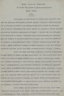 Polska literatura dramatyczna od połowy XVIII wieku do czasów współczesnych : Wykaz skrótów. Wstęp