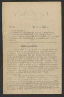 Wiadomości Polityczne. [R.3], nr 94 (10 lipca 1942)